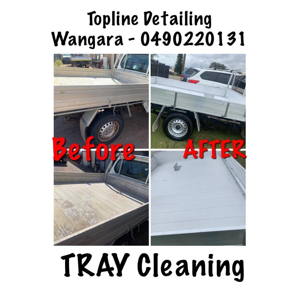 Tray cleaning