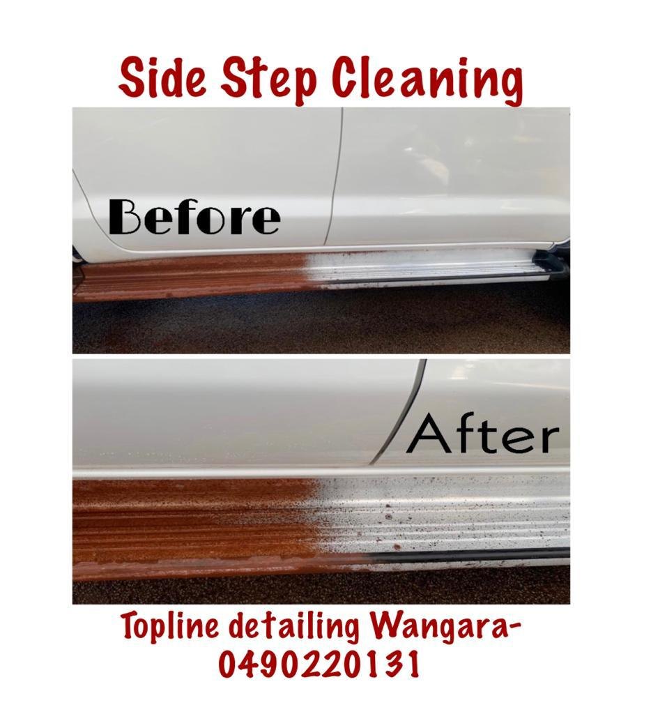 Side step cleaning